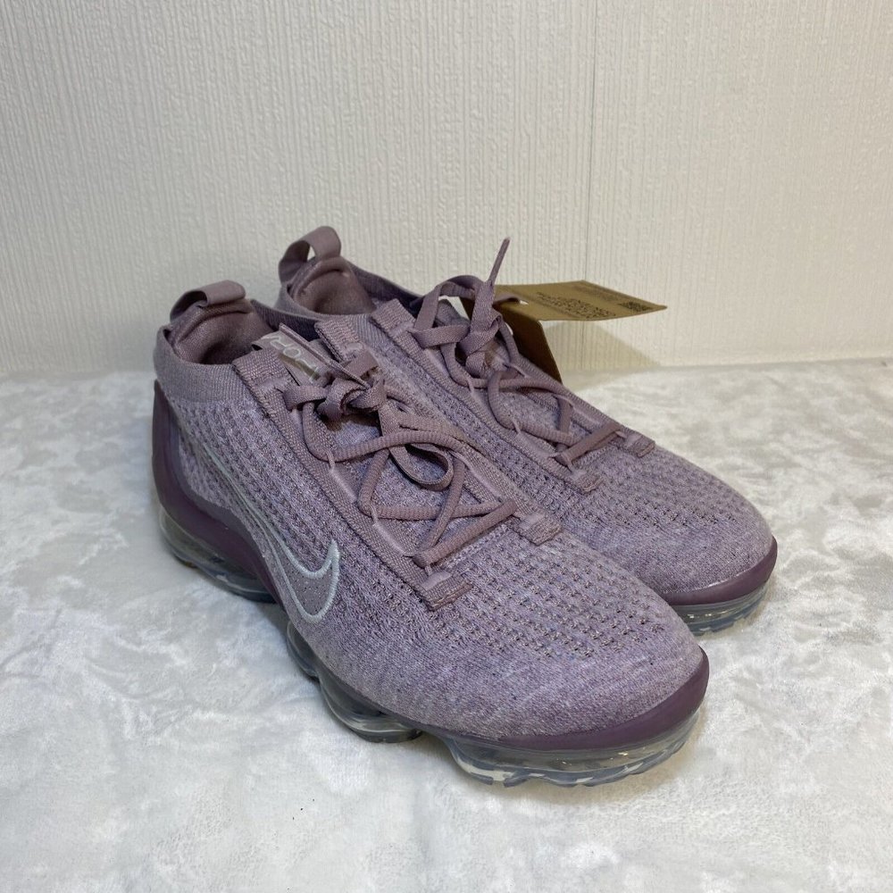 Nike Women's Purple Knit VaporMax Style Athletic Shoes